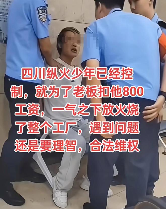 ：辟谣男子因拖欠800元纵火照片曝光开元棋牌网站警方通报屏山县放火案详情(图3)